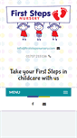 Mobile Screenshot of firststepsnursery.com